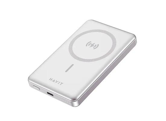 HAVIT PB5203 Magnetic Power Bank – Silver